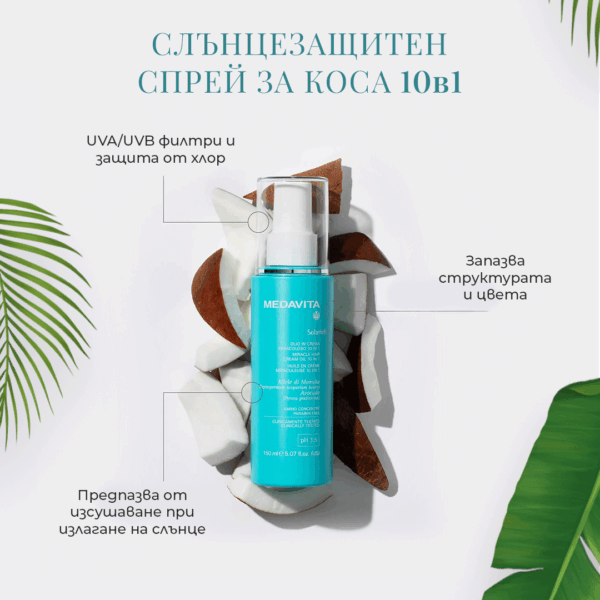 слънцезащитен спрей за коса solarich