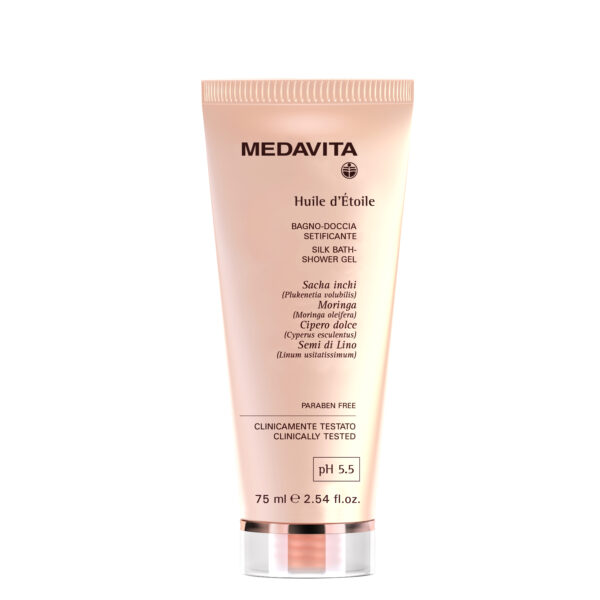 Луксозен душ-гел HUILE D'ETOILE MEDAVITA pH5.5 75 мл