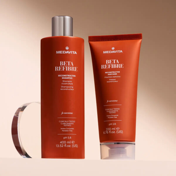 Професионален комплект за третирана коса Beta Refibre Medavita